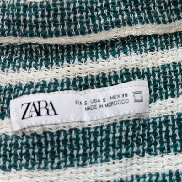 Zara Button Down Up Short Sleeve Shirt - Picture 2 of 5